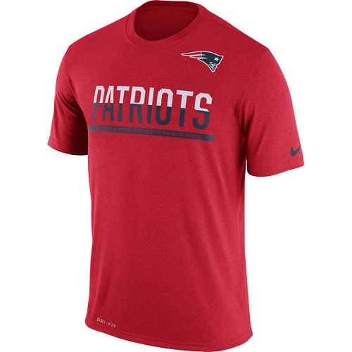 NFL Men's New England Patriots Nike Red Team Practice Legend Performance T-Shirt